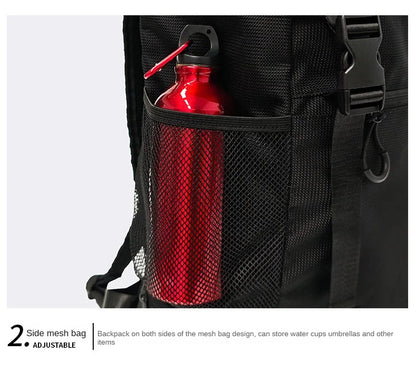 Large Capacity Basketball Backpack custom logo waterproof Training Bag Sports Basketball print photo Soccer Bags travel backpack