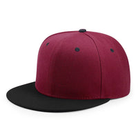 Black and wine red