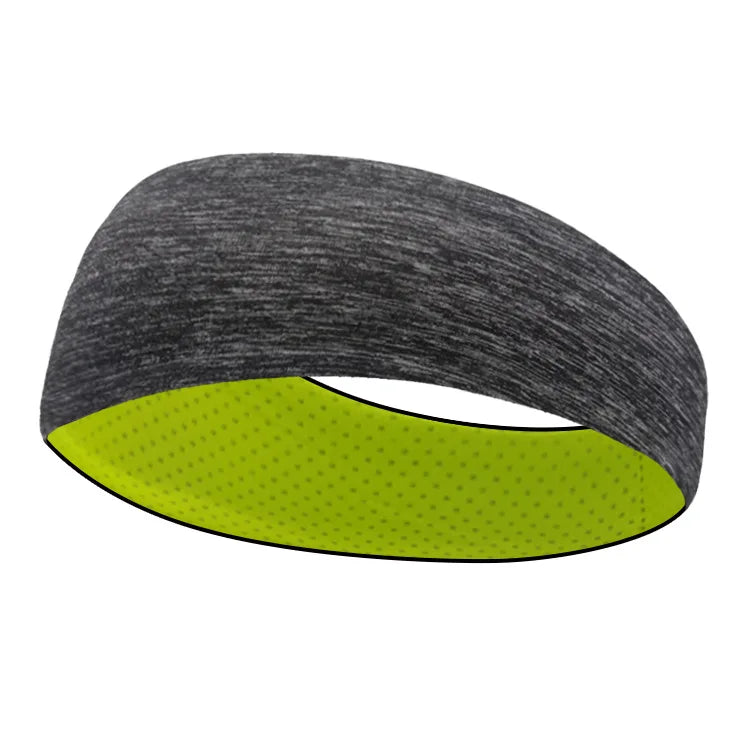Custom Logo Sports Headband Double Breathable Anti-Perspirant Headband Yoga Running Fitness Elastic Perspirant Hood Kerchief