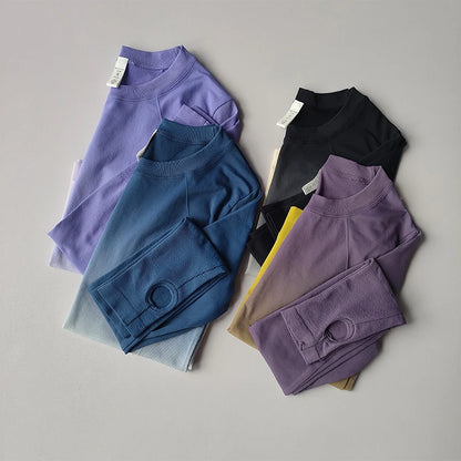Gradual Slimming Sports T-shirt Fitness Suit Women's Tight Fitting Quick Drying Top Yoga Suit Training Slim Fitting Long Sleeves