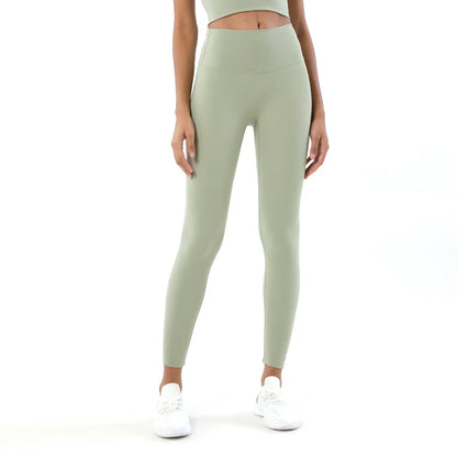 TRY TO BN New 46 Color Yoga Pants Sports Leggings Women Fitness Nylon High Waist Leggings Workout Trousers Training Gym Clothing