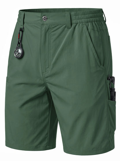 TACVASEN Men's Hiking Cargo Shorts Quick Dry Water-Resistant Lightweight Tactical Outdoor Work Casual Shorts with 8 Pockets