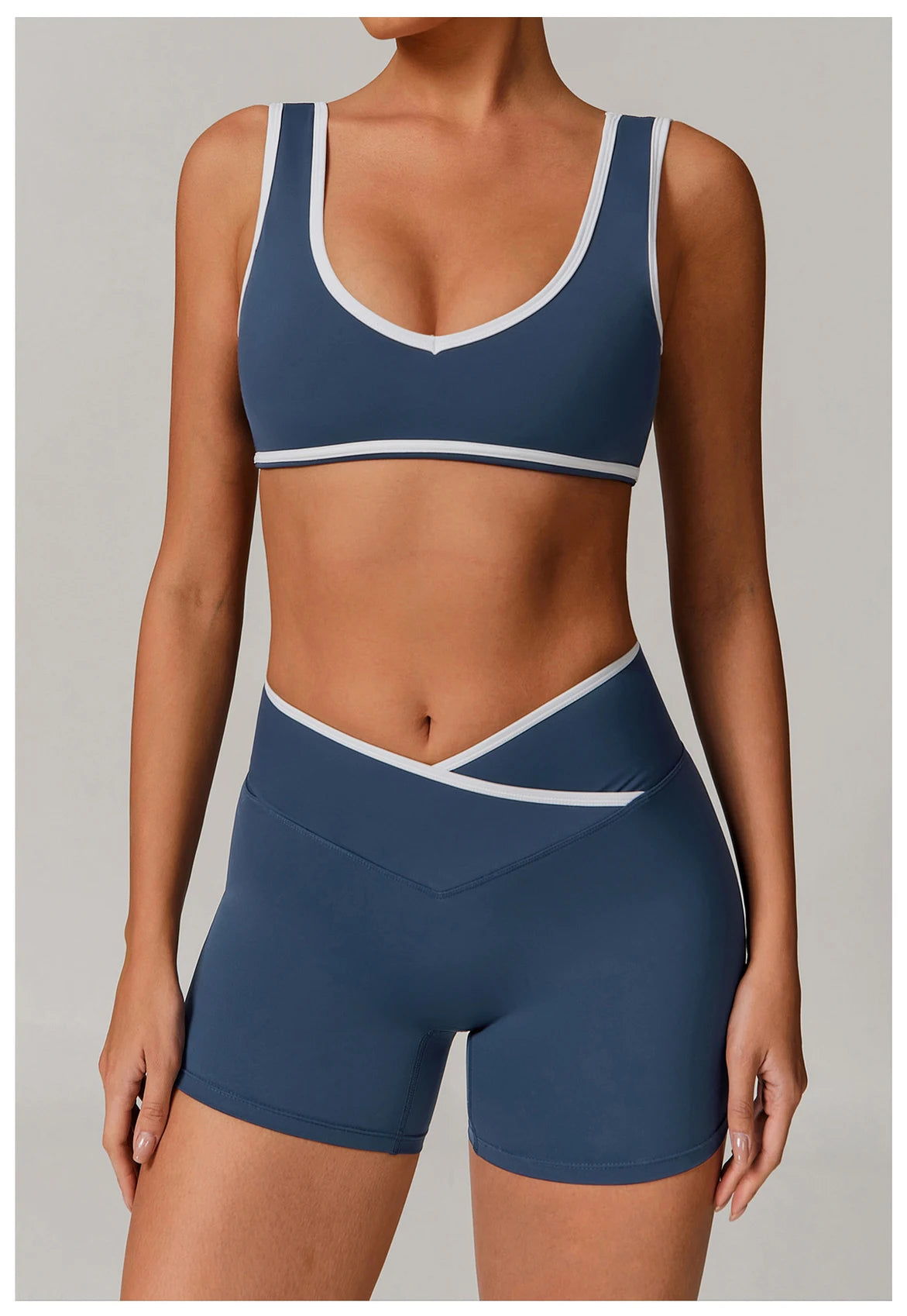 V-Neck Sports Bra Women Top Push Up Sport Underwear Yoga Vest Gym Crop Top Brassiere Fitness Top Workout Breathable Beauty Back