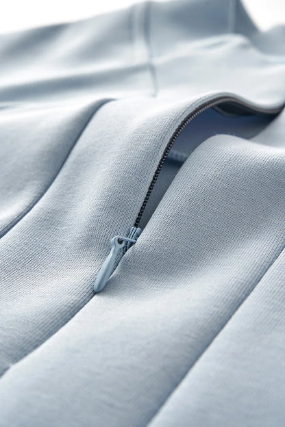 Custom LOGO Men's 2026 Cotton Stretch 350G Sweatshirt Autumn/Winter New Short Casual Half-Zip Windproof Couple's Jacket