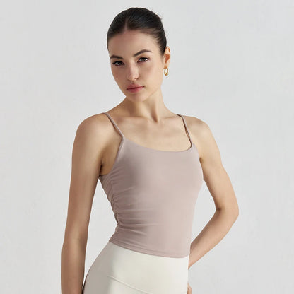 Fashion New Women Sports Tops Side Pleats Sexy Yoga Bras Suspender Nylon Elastic Women Workout Vest Gym Bra Tops Girl Sportswear