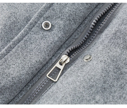 Short Down cotton Vest Women's 2025 Korean Fashion New Stand-up Sleeveless Zipper Student Vest Jacket Black Gray Waistcoat Tide