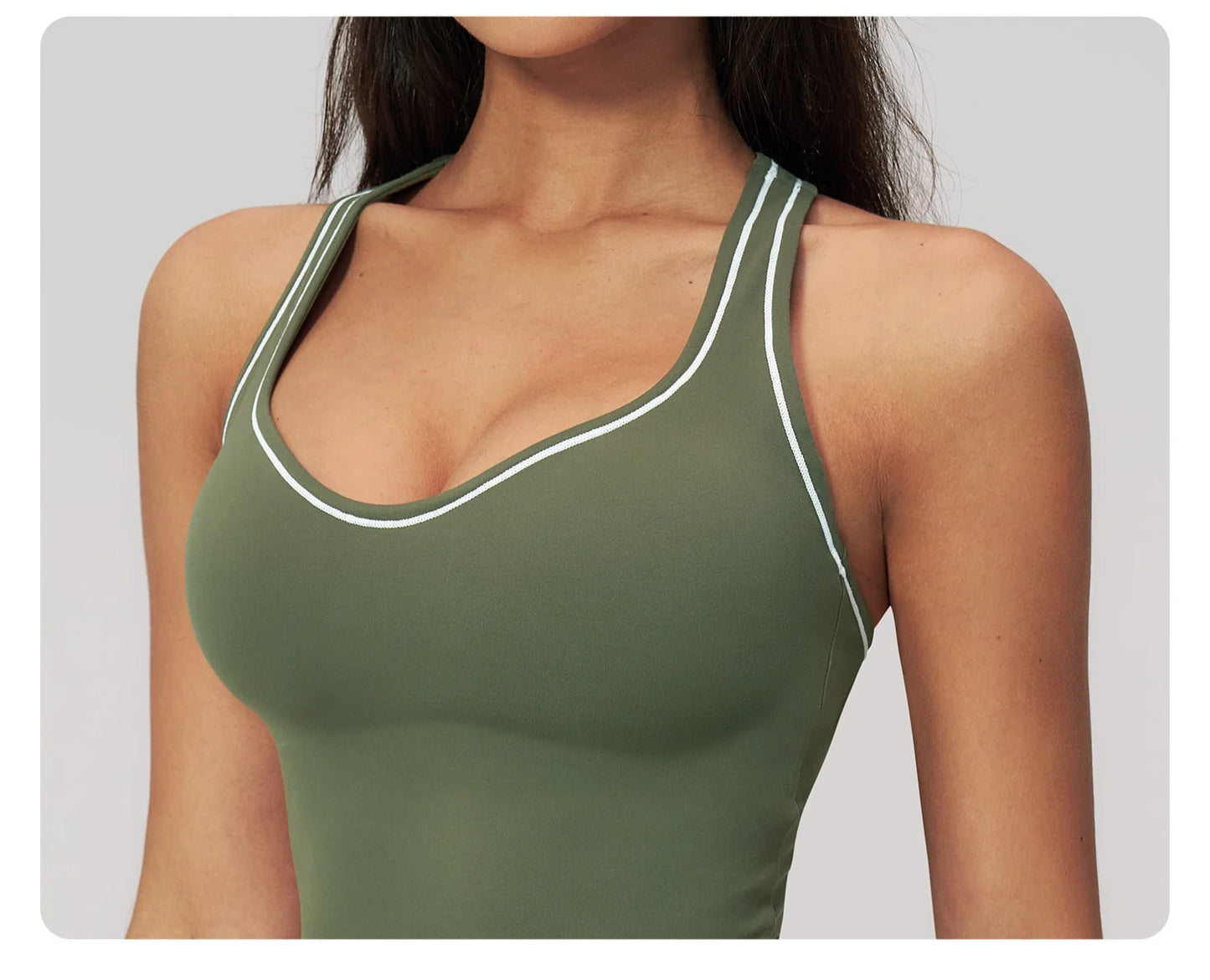 Sports Gym Fitness Vest with Chest Pad Women Color Contrast Shockproof Yoga Bras Female Workout Sports Underwear Yoga Clothes