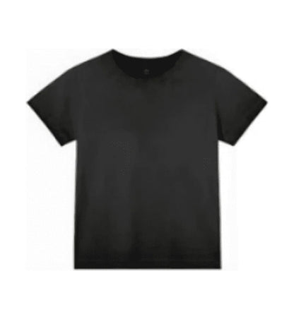 Female 240GSM Gradient Washed Custom LOGO Solid Slim  T-Shirt Soft Cotton Streetwear Casual Short Sleeve Cool Retro For Women