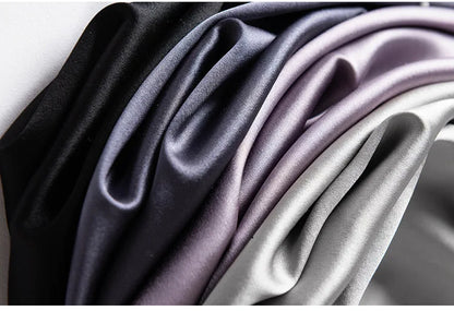SuyaDream Silk Skirt for Woman 93%Silk 7%Spandex Solid A-line 2025 Spring Summer Chic Mid Skirts