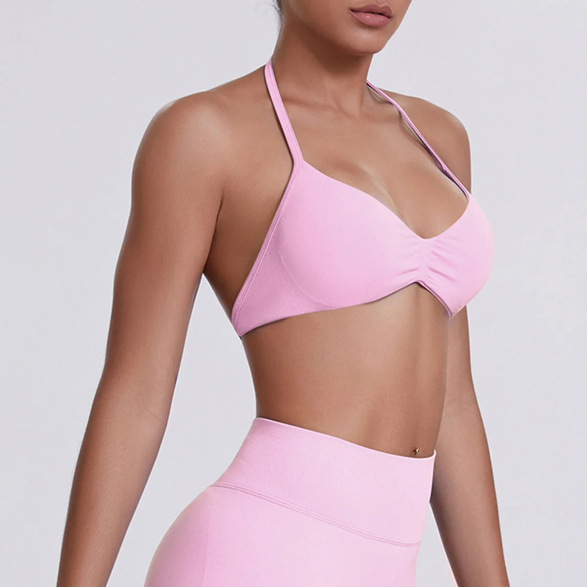 Hearuisavy Sports Bra Woman Gym Tops Sportswear Female Underwear Yoga Clothes Breathable Fitness Crop Top Push Up Workout Bras