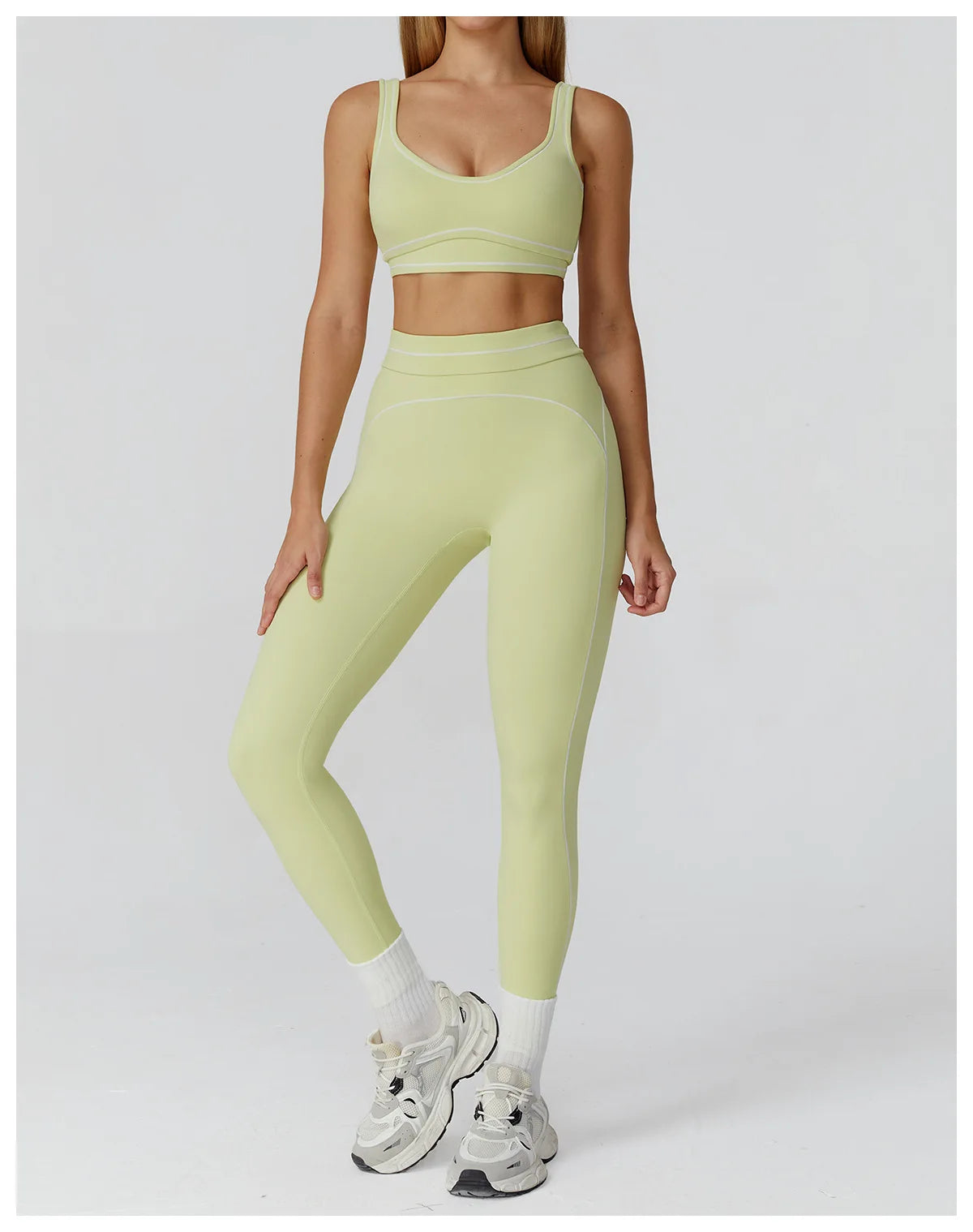 Color Contrast Yoga Bra Women Breathable Gym Fitness Bra Shockproof Sports Underwear Female Workout Bra Push Up Cycling Crop Top