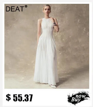 DEAT Fashion Sparkling Rhinestone Strapless Bodycon Dress Women's Slim Side Ribbon Green Mini Party Dresses New 7A3877