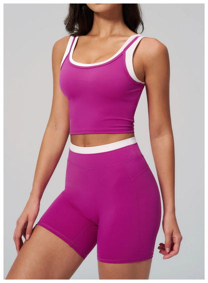 Thread Yoga Vest Women's Shockproof Gym Fitness Sports Underwear Sexy Breathable Yoga Bra Female Workout Yoga Vest Sports Bras