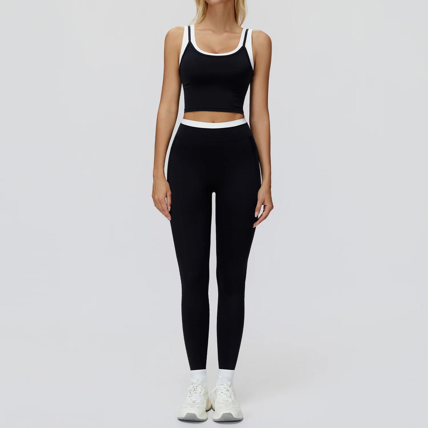 SWELTERING 2PCS Yoga Set Gym Fitness Suit Women Sports Workout Tracksuits Sportswear Female Yoga Suits Sports Bra Gym Leggings