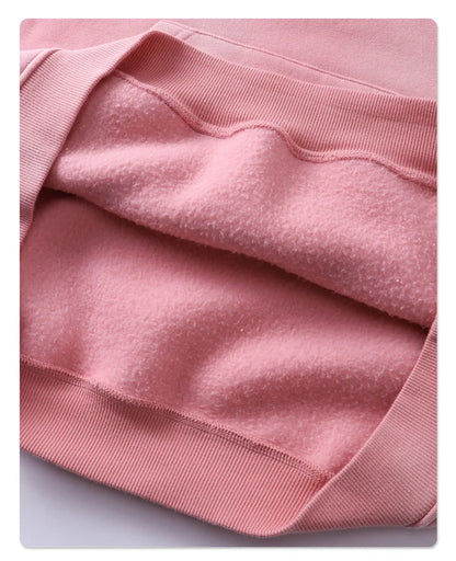 Custom LOGO autumn winter men's women's new white spray dyeing washing water 360G velvet cotton polyester sweatshirt sweatpants
