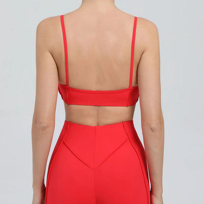 Sexy Yoga Shockproof Sports Bra Woman Quick Drying Gym Push Up Training Running Stretch Yoga Bra Top Design Bra Workout Crop Bra