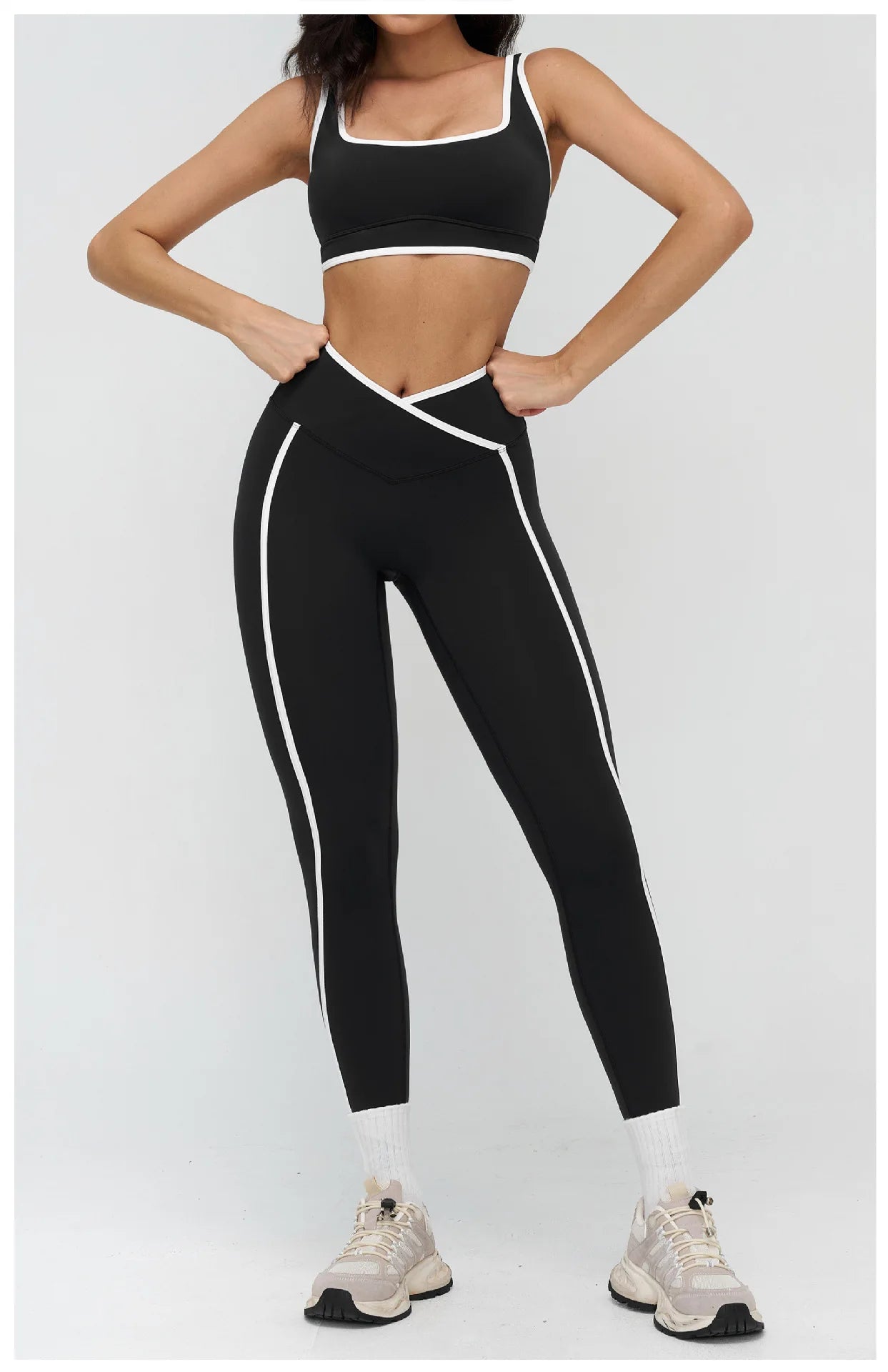 Women High Waist Workout Gym Leggings Yoga Trousers Breathable Sports Pants Female Running Cycling Tights Fitness Yoga Pants