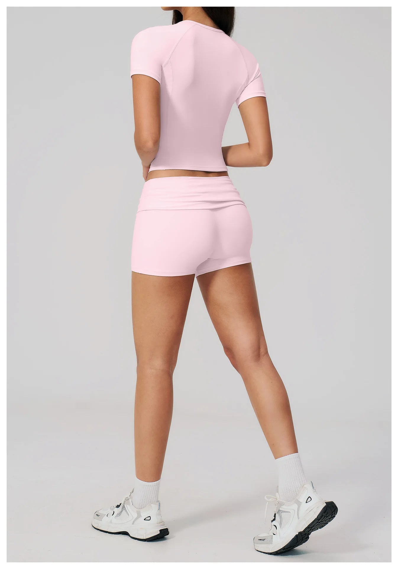 Summer 2PCS Tracksuits Yoga Suit Female Fitness Suit Running Workout Tops Shockproof Crop Sports Top Athletic Wear Sports Suit