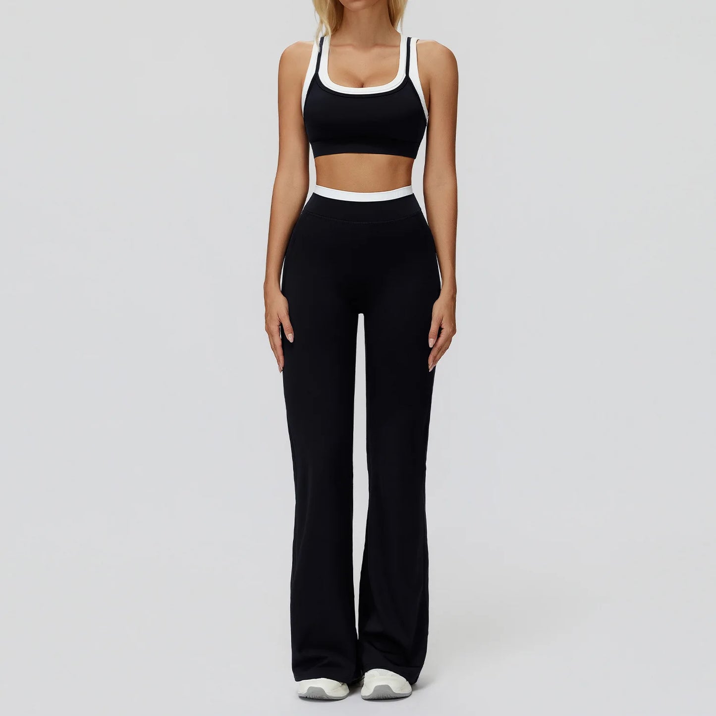 SWELTERING 2PCS Yoga Set Gym Fitness Suit Women Sports Workout Tracksuits Sportswear Female Yoga Suits Sports Bra Gym Leggings