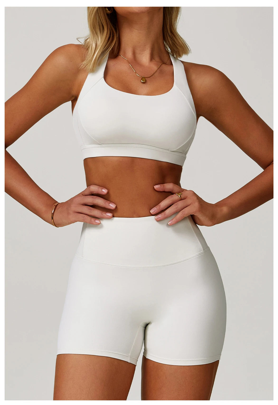 Yoga Fitness Bra Shock-absorbing Sports Bra Breathable and Quick Drying Training Running Women's Underwear High Strength Gym Bra