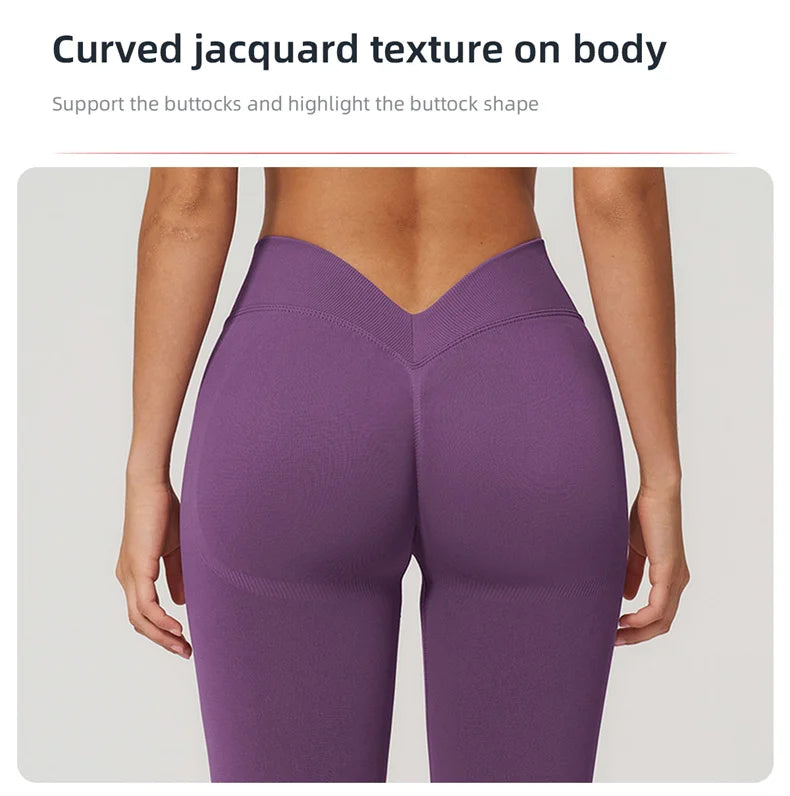 TRY TO BN Women Tracksuit 2 Piece Yoga Set Cross Bra High Waist V Waist Leggings Tummy Control Butt Lifting Workout Running Gym