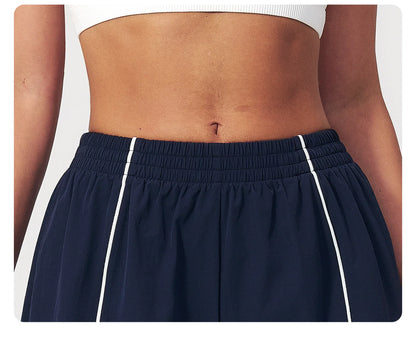 New Summer Sun Protection Set Yoga Set Women Two Piece Tracksuit Yoga Long Sleeved Wide-leg Pants Running Set Outdoor Sportswear