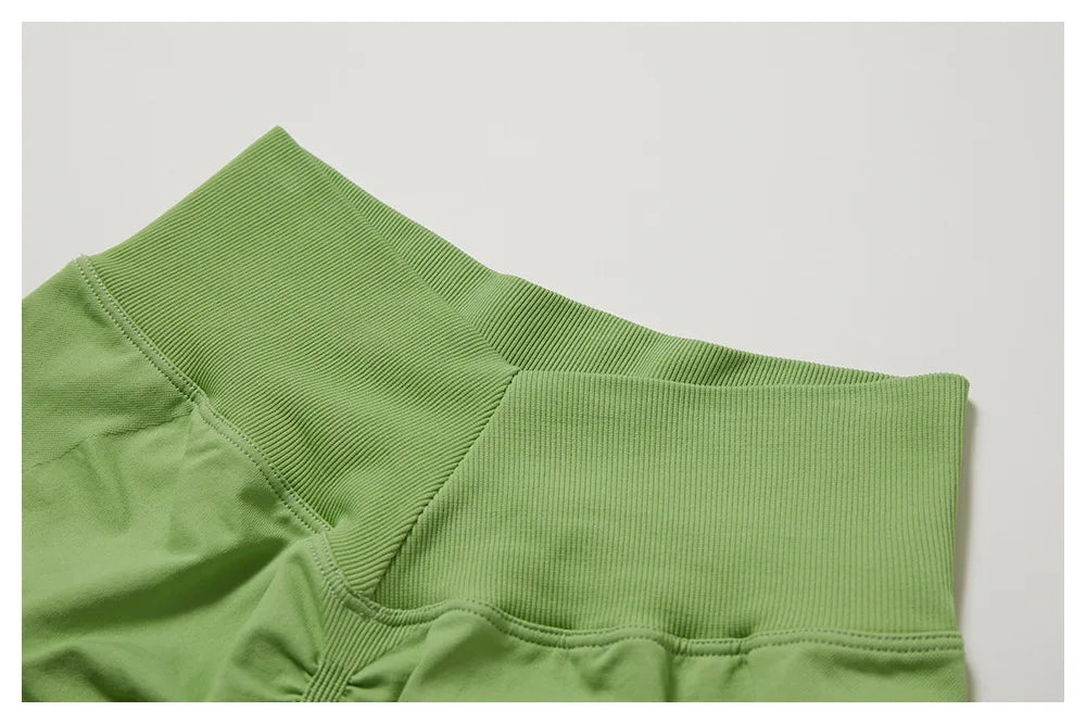 Seamless Yoga Set Gym Suits With Shorts Crop Top Sexy Bra Women's Pants 2 Pieces Set Running Workout Outfit Fitness Clothing
