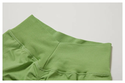 Seamless Yoga Set Gym Suits With Shorts Crop Top Sexy Bra Women's Pants 2 Pieces Set Running Workout Outfit Fitness Clothing