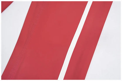 TRY TO BN Gym Set Sport Bra Women's Tracksuit Fitness Contrasting Color High Waist Leggings Two Pieces Suit Running Yoga Clothes