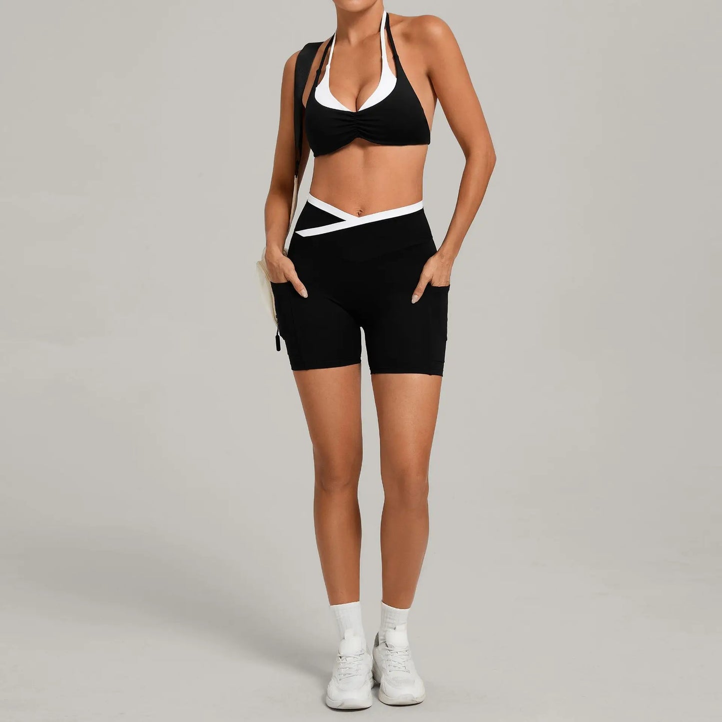 Yoga Suit Women Running Comfort 2Pcs Sports Pants Set High Waist Push Up Workour Sportswear Casual Cycling Jogging Yoga Bras