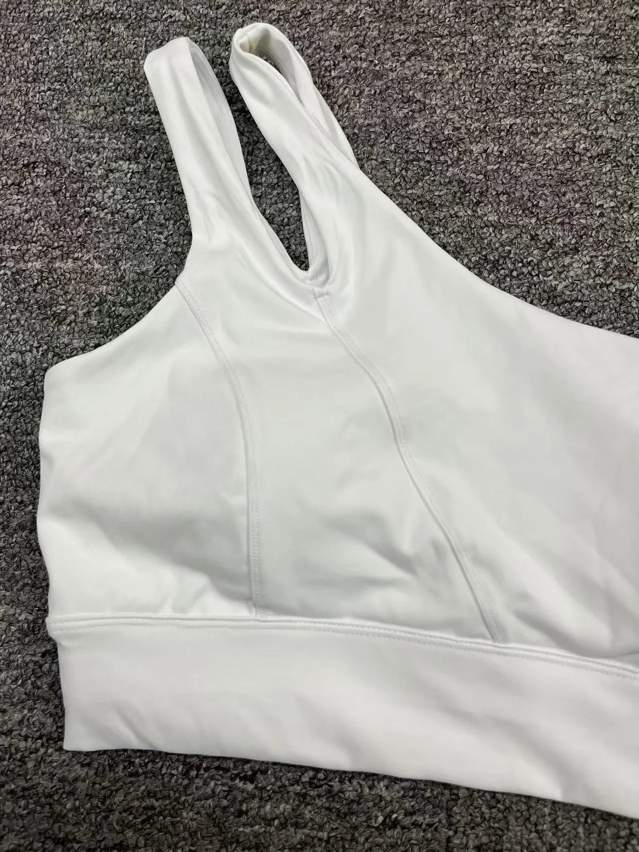 Sexy Women's Sports One Shoulder Bra Gym Push Up Workout Underwear High Strength Support Running Fitness Bra Vest