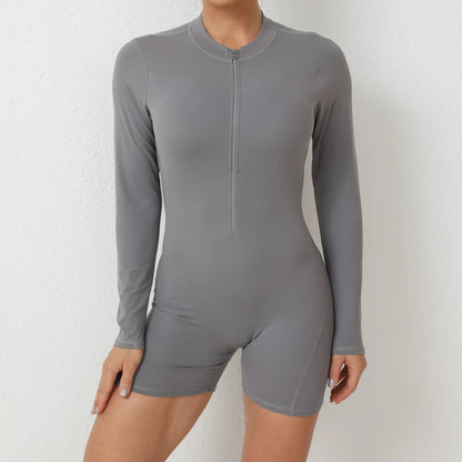Yoga Jumpsuit Long Sleeved Sports Wear Gym Fitness Jumpsuit Sports Bodysuits Women Set Dance Running Workout Clothes Yoga Suit