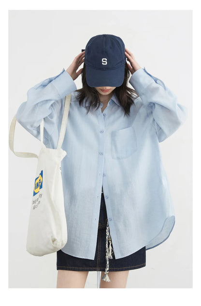 CHIC VEN Women Long Sleeve Shirts Solid Loose Casual New Style Design Back Hollow Out Shirt Female Blouse Spring Summer 2026