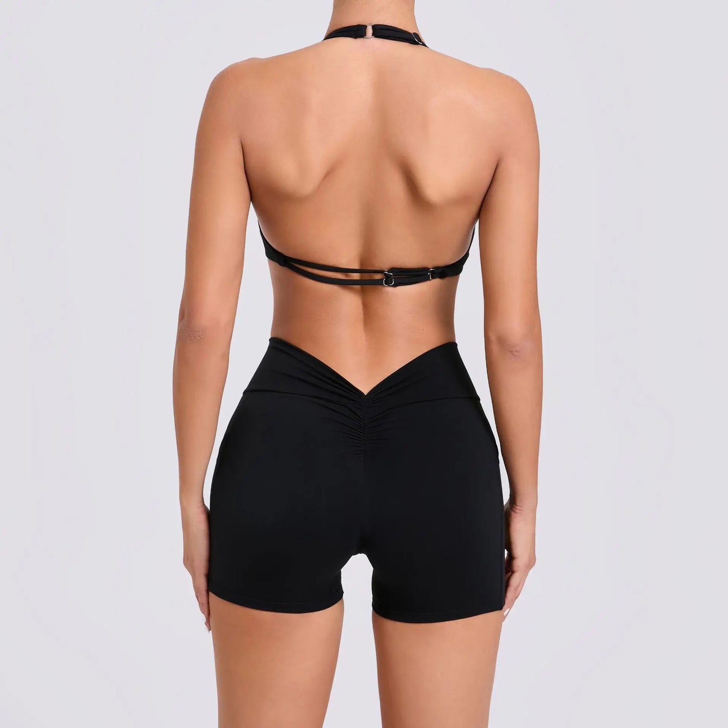 Sexy wo-piece Shockproof Sports Suits Women Gym Set Women Tracksuit Running Quick-Dry Sports Vest Female Fitness Yoga Set