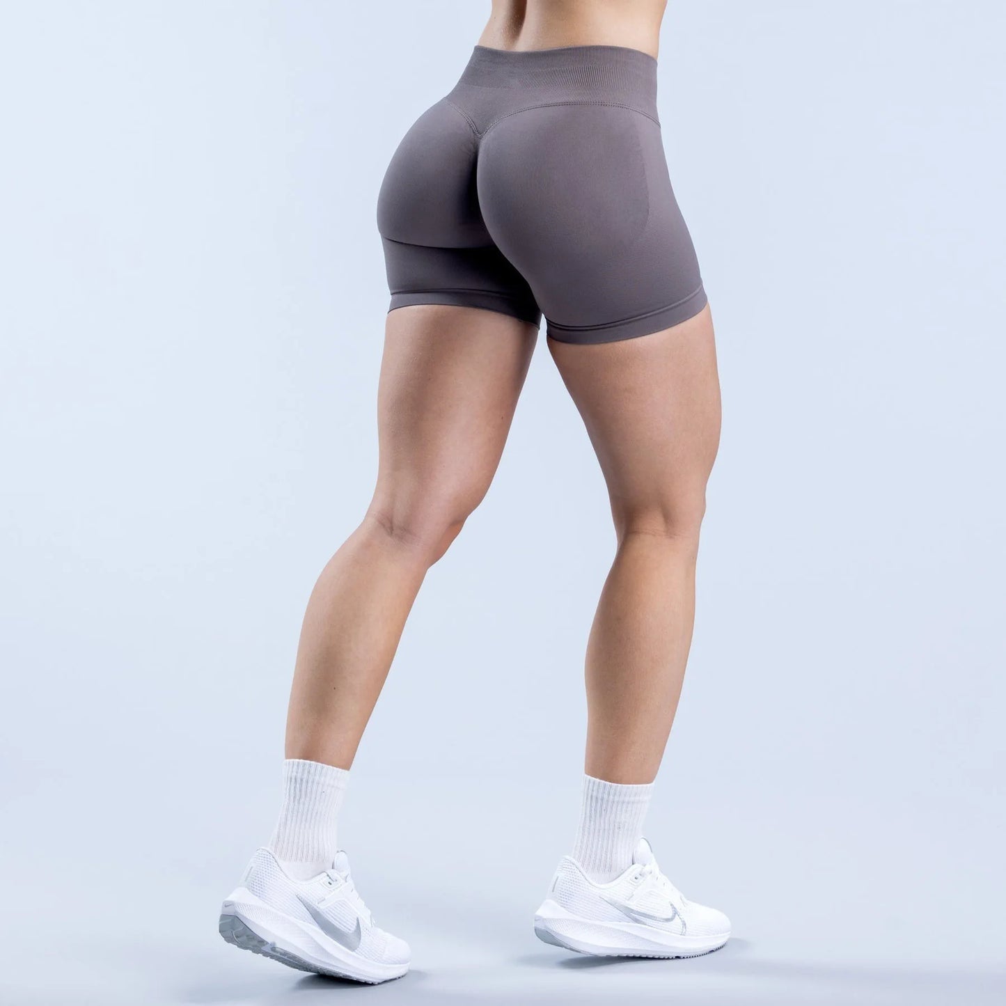 Custom LOGO Women's New 27-Color Sports Seamless Yu Plus Shorts High Waist Belly Running Quick-Drying Fitness Pants XS-XL
