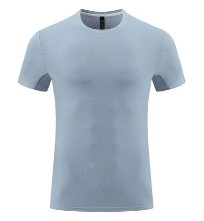 #4111001-XIYU Custom  LOGO Dry fit New Men's High Elastic Sports Casual T-shirt Cool Breathable Quick Drying Outdoor Sports