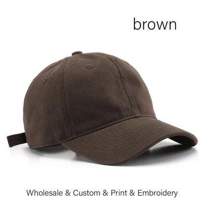 SLECKTON Custom Baseball Cap Fashion DIY Letter Embroidery Hats for Women and Men Cotton Design LOGO Wholesale Unisex Caps