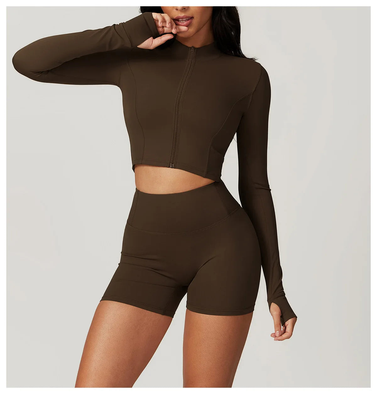 3PCS Yoga Set Gym Clothes 2 PCS Sportswear Women Yoga Suits Fitness Set women's Tracksuits Sports Jacket Long Sleeve Gym Legging