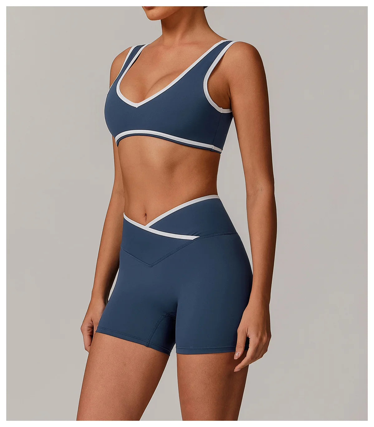 V-Neck Sports Bra Women Top Push Up Sport Underwear Yoga Vest Gym Crop Top Brassiere Fitness Top Workout Breathable Beauty Back