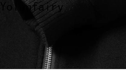 YOLANFAIRY 2025 Light Luxury 95% Wool 5% Cashmere Coats for Men Fashion Woolen Jacket Man Clothing Detachable Lapel Wool Coat