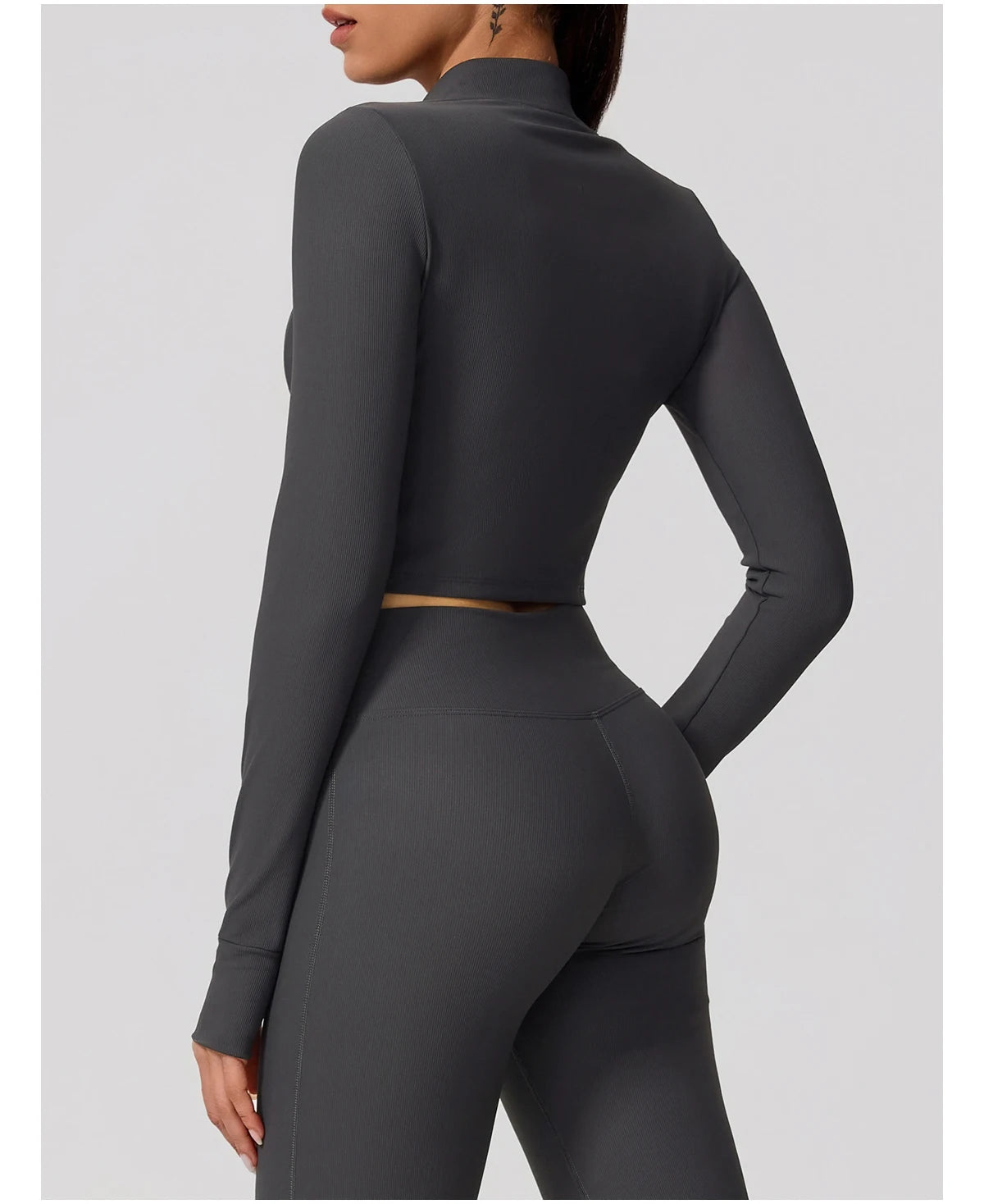 Summer Women Gym Zipper Long Sleeve Jacket Outdoors Workout Yoga Top Female Slim tight Clothes Women Quick-Dry Sportswear