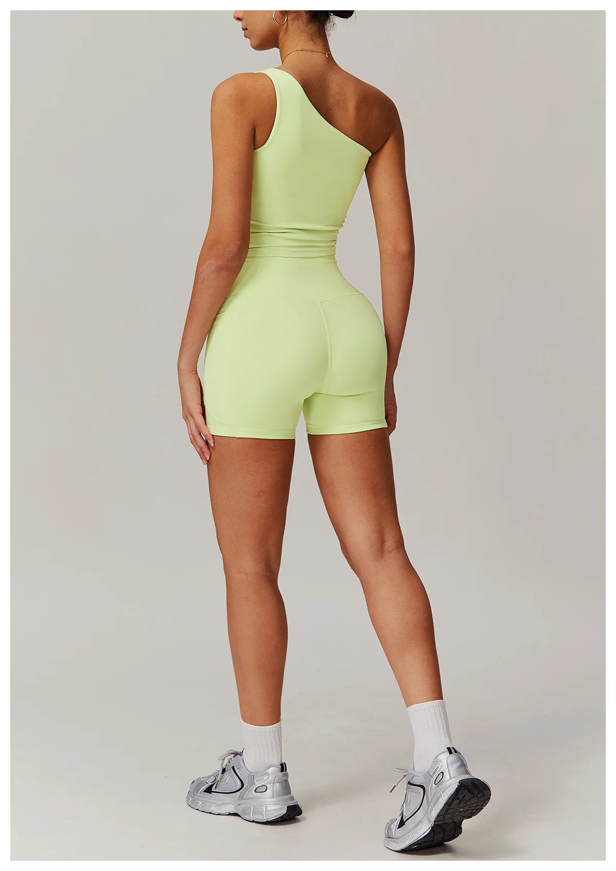 Custom LOGO women's quick-drying waist shaping yoga casual outer wear running cycling fitness sports two-piece set