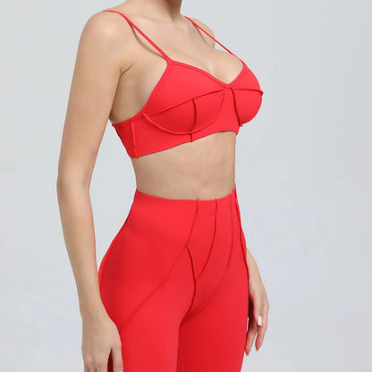 Sexy Yoga Shockproof Sports Bra Woman Quick Drying Gym Push Up Training Running Stretch Yoga Bra Top Design Bra Workout Crop Bra