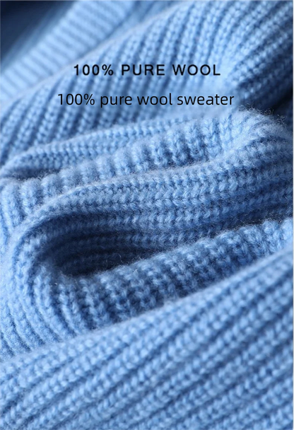 2025 Autumn/Winter Men's Vest 100% Merino Wool Knit Hooded Cardigan Casual Loose Sleeveless Solid Color Men's Cashmere Sweater