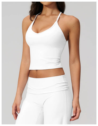 Women Fitness Sports Bra Top Shockproof Gym Workout Vest Quick Drying Pilates Yoga Tank Top Female Running Push Up Underwear