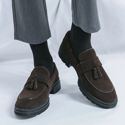 Hot Selling Soft Soled Comfortable Loafers Europe America Massage Soles Men's Commuting Work Shoes Party Men's Formal Shoes