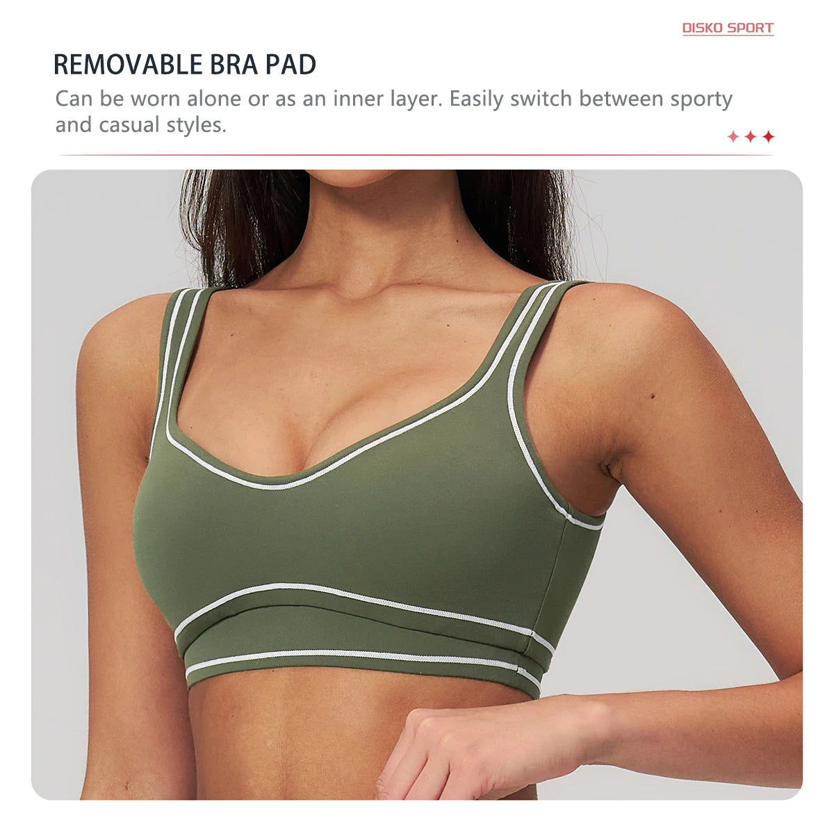 Hearuisavy Summer Yoga Set 2Pcs Women High Support Push Up Sports Top Butt-Lifting Fitness Pants Outdoor Cycling Sports Bra Suit