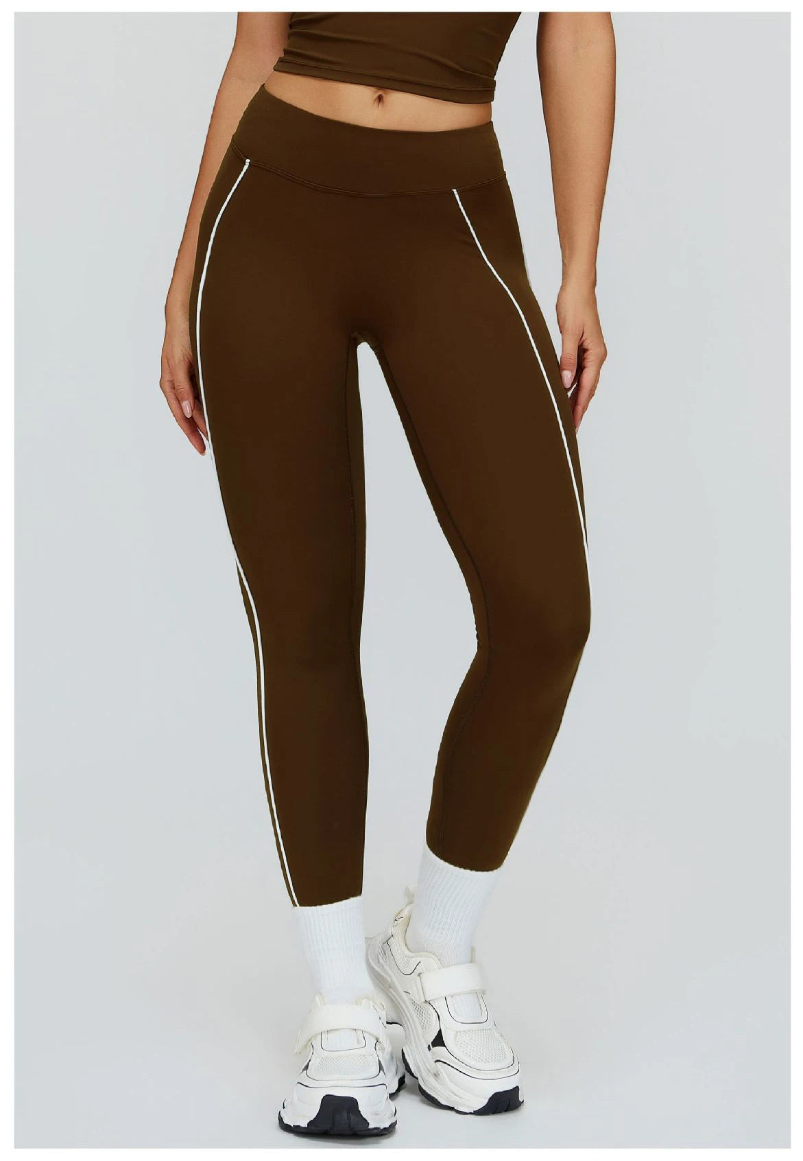 Women Yoga Leggings High Waist Gym Fitness Pants Stretch Sports Pants Female Push Up Workout Trousers Solid Color Tights Running