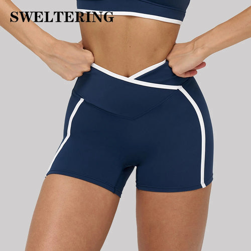 Yoga Shorts Women Sports Biker Shorts High Waist Gym Fitness Shorts Workout Cycling Tights Female Sports Yoga Short Leggings