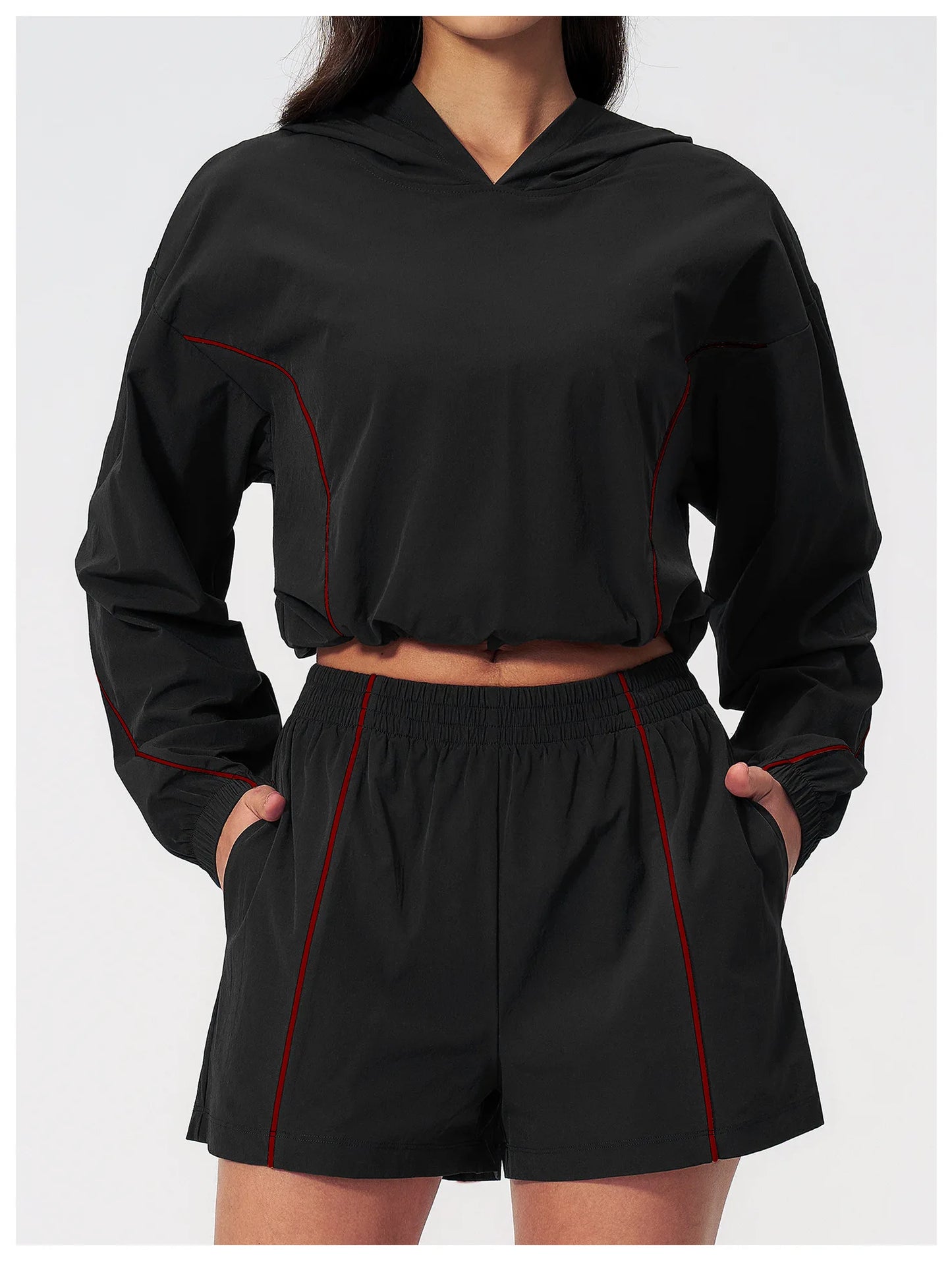 Yoga Long Sleeved Sun Protection Hooded Top For Outdoor Running And Cycling Uv Resistant Skin Clothing Quick Drying Sports Jacke